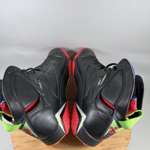Air Jordan 7 Marvin The Martian Men\'s Size 13‎ Shoes Black Red Athletic Sneakers